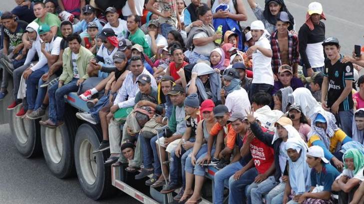 Caravana de migrantes es una invasi n de pandilleros dice Trump