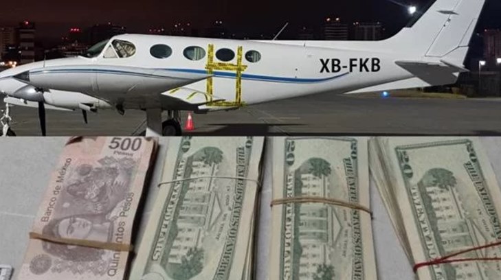 avioneta y dolares