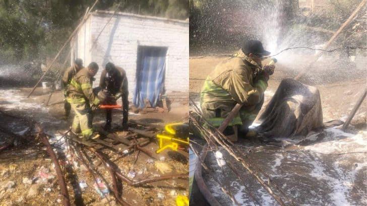 Etchojoa: bomberos rescatan a hombres tras ser atacados por abejas