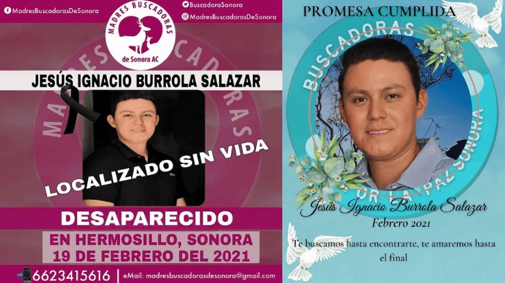Localizan cuerpo de Jesús Ignacio Burrola; desapareció hace un año