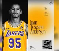 Juan Toscano ya es jugador de Lakers de Los Ángeles