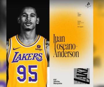 Juan Toscano ya es jugador de Lakers de Los Ángeles