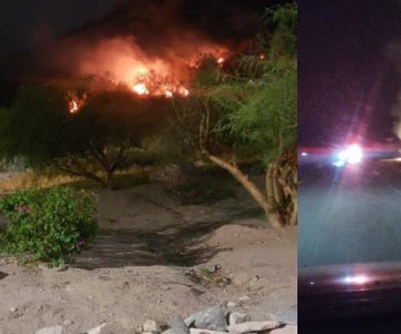 Se registran dos incendios forestales simultáneos en Hermosillo
