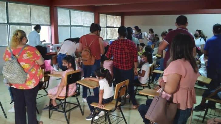 Vacunación de menores de 5 a 11 años inicia con buena respuesta en Navojoa