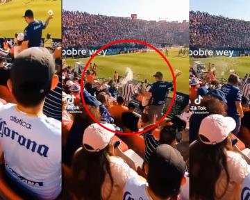 Aficionado de Rayados es agredido en el estadio Alfonso Lastras de San Luis