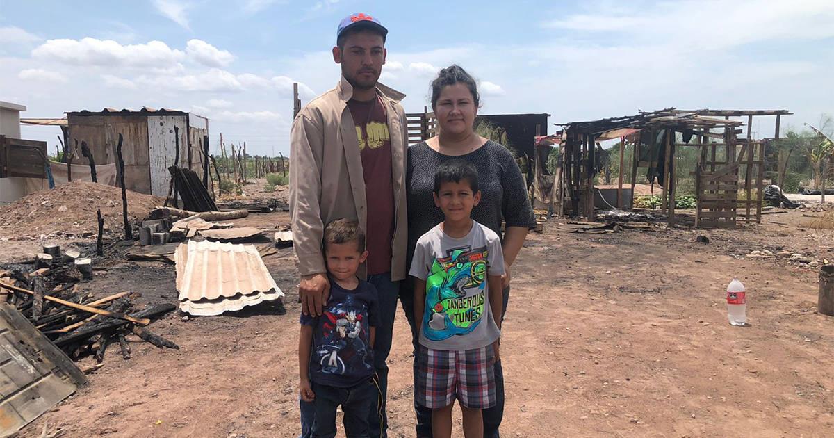 Familia de Ciudad Obregón lo pierde todo en incendio