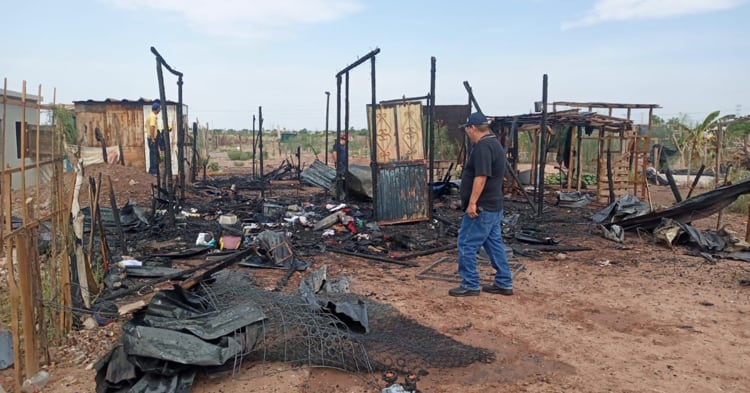 Familia de Ciudad Obregón lo pierde todo en incendio