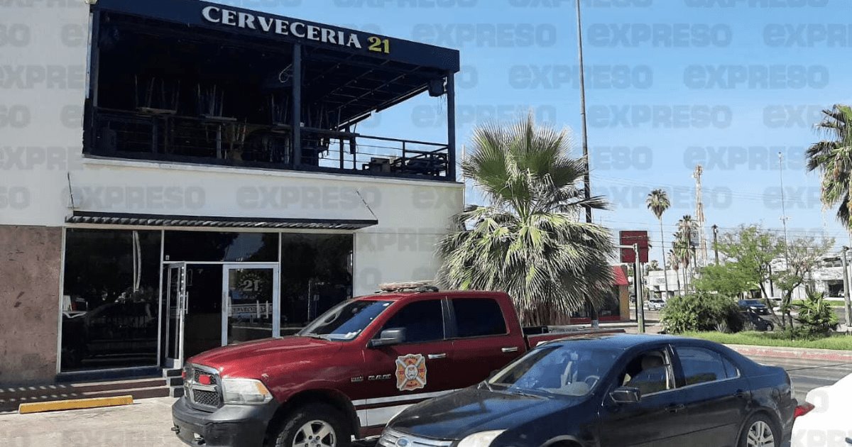 Se registra fuerte fuga de gas en un bar del centro de Hermosillo