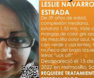 Leslie Navarro fue vista por última vez en la colonia Ley 57