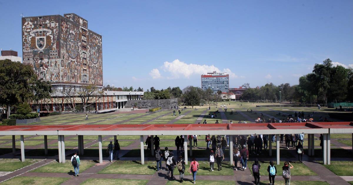 Estudiantes de la UNAM protestan para garantizar becas Elisa Acuña