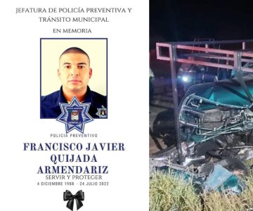 Identifican al fallecido del accidente en carretera a Kino; era policía