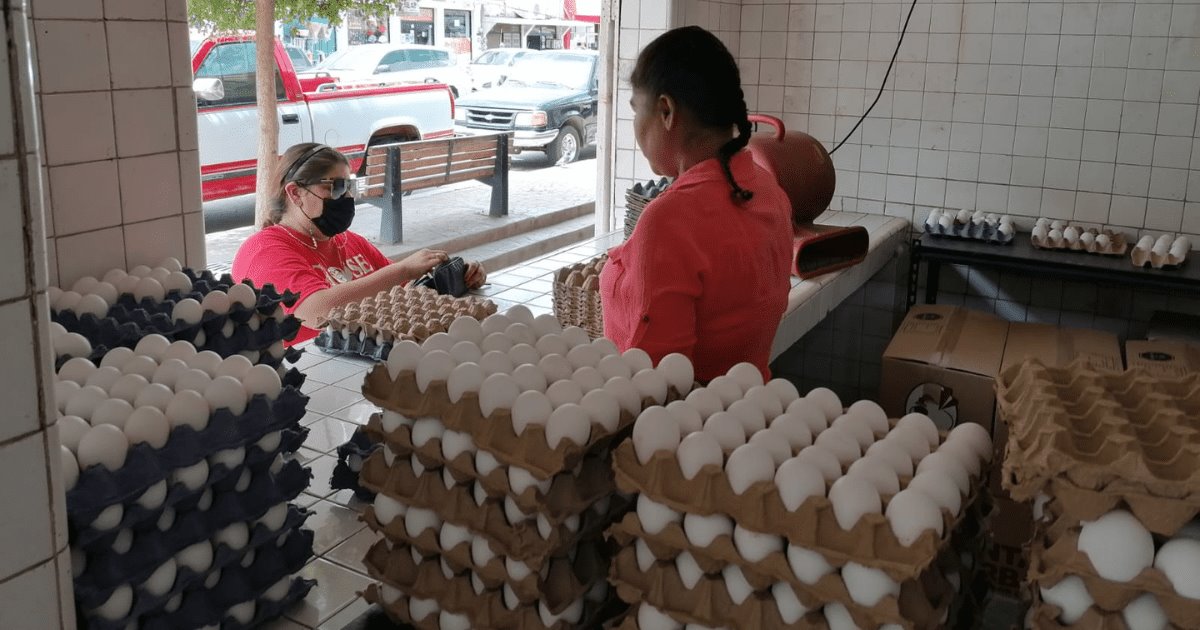 Precio del kilo de huevos aumenta 40% en un año