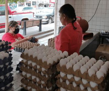 Precio del kilo de huevos aumenta 40% en un año