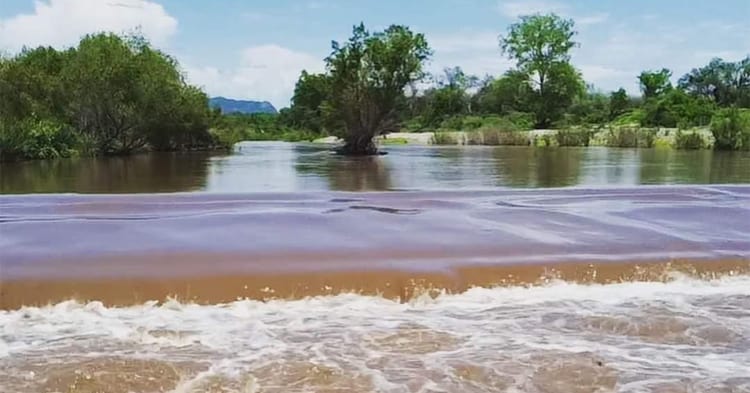 Llaman a extremar precauciones por crecida de arroyos y ríos en Álamos