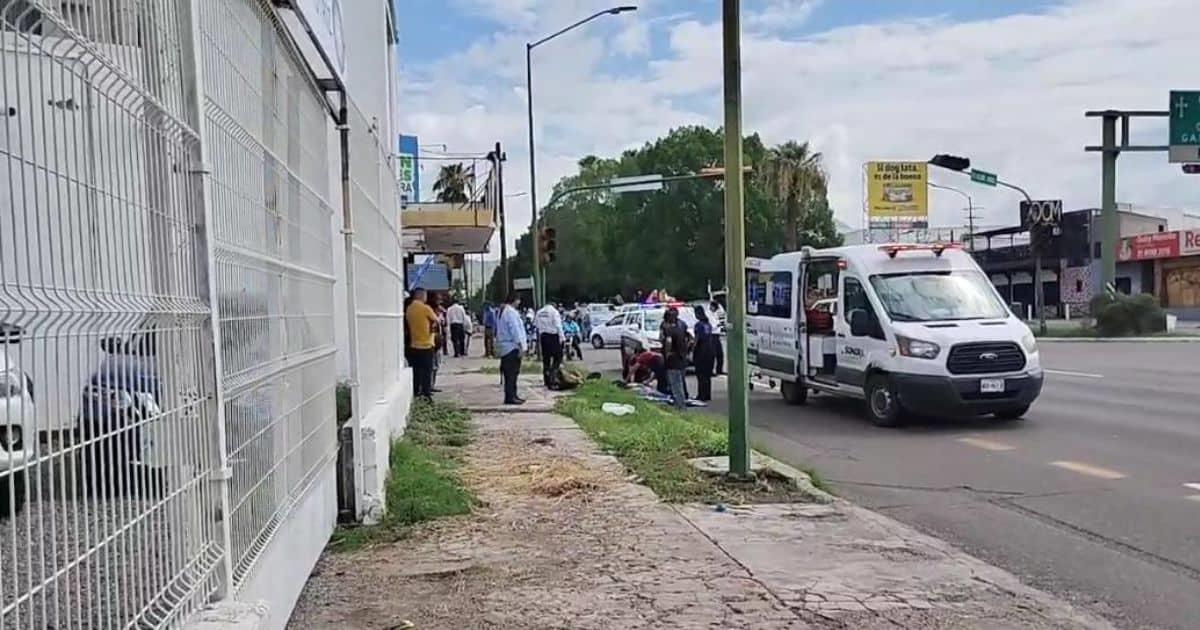 Repartidor de comida muere en aparatoso choque en Centro de Hermosillo