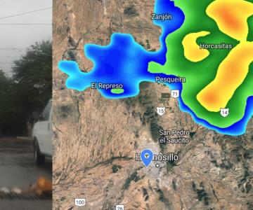 Se espera lluviosa noche en Hermosillo