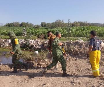 Derrame de pipa en Hidalgo ocasiona incencdio forestal