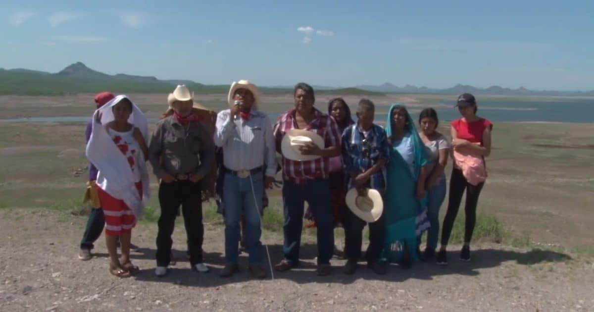 Etnia Yaqui realiza documental sobre sequía en la presa Oviáchic