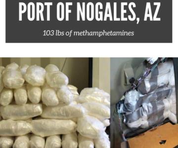 Decomisan fuertes cargamentos de droga en frontera de Nogales