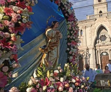 Realizan caminata anual en honor de Nuestra Señora de la Asunción