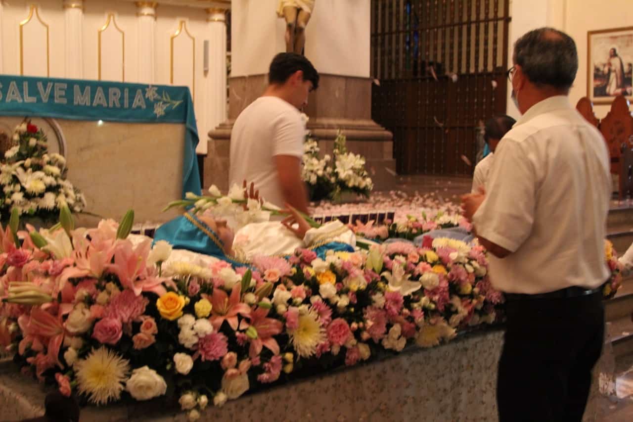 Realizan Dormición de la Santísima Virgen María