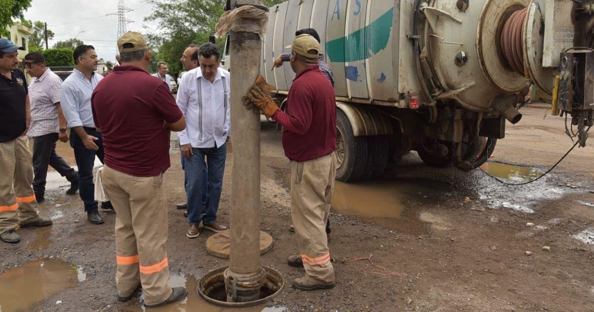 Cajeme: rehabilitarán colector para evitar desborde de aguas negras