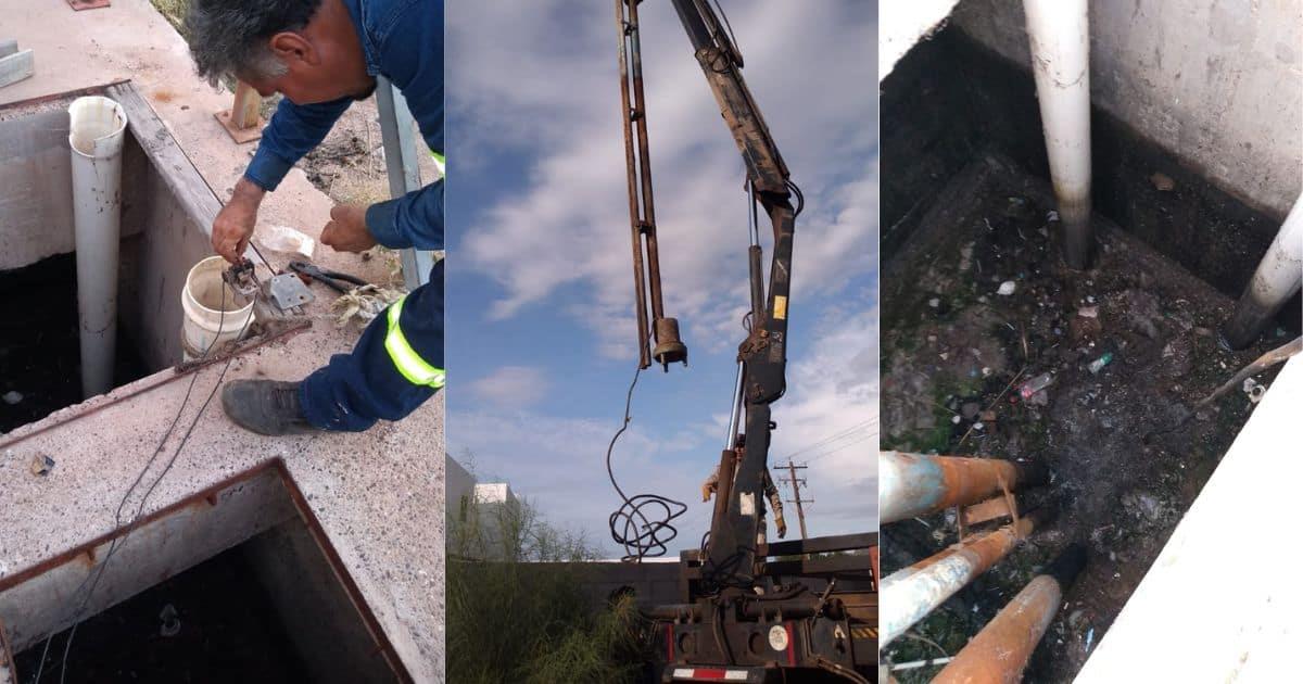 Repara CEA bomba hidráulica en Villas del Tular, Guaymas