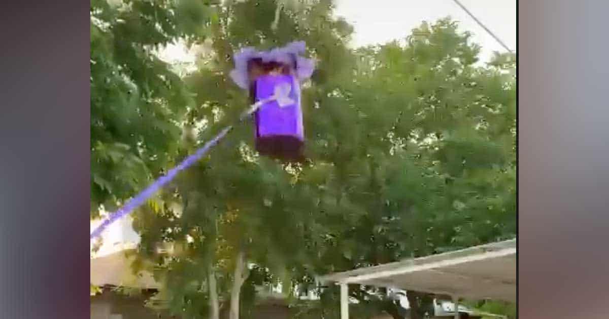 TikTok viral muestra nueva forma de romper las piñatas