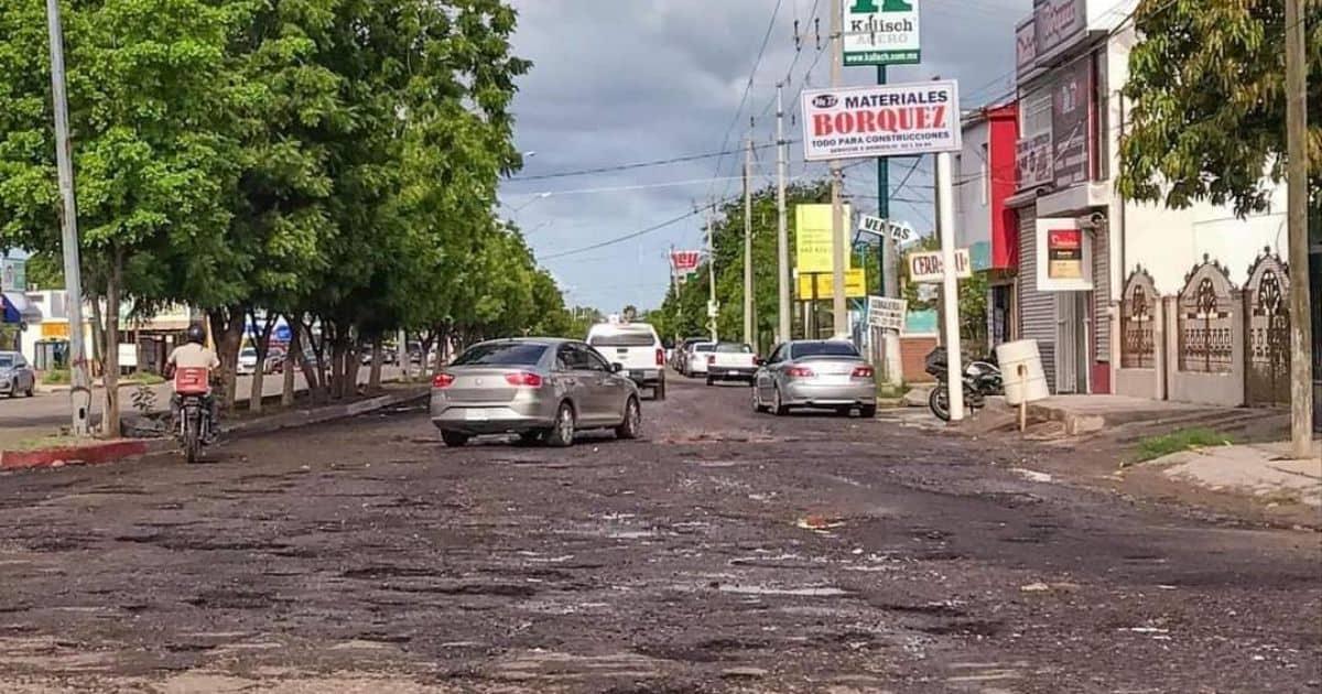 Navojoa: preparan remodelación de calle Lázaro Cárdenas