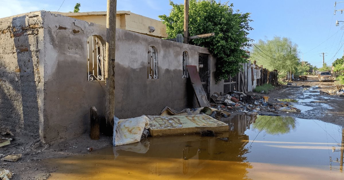 Más de mil 300 viviendas de Guaymas y Empalme en perdida total: Sedesson
