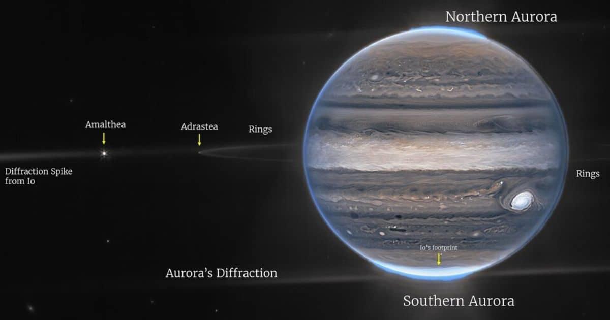 La NASA revela sorprendentes imágenes de Júpiter