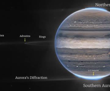 La NASA revela sorprendentes imágenes de Júpiter