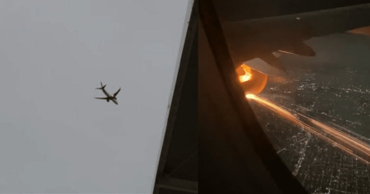 Video |Exponen explosión de turbina en pleno vuelo; Viva Aerobus responde