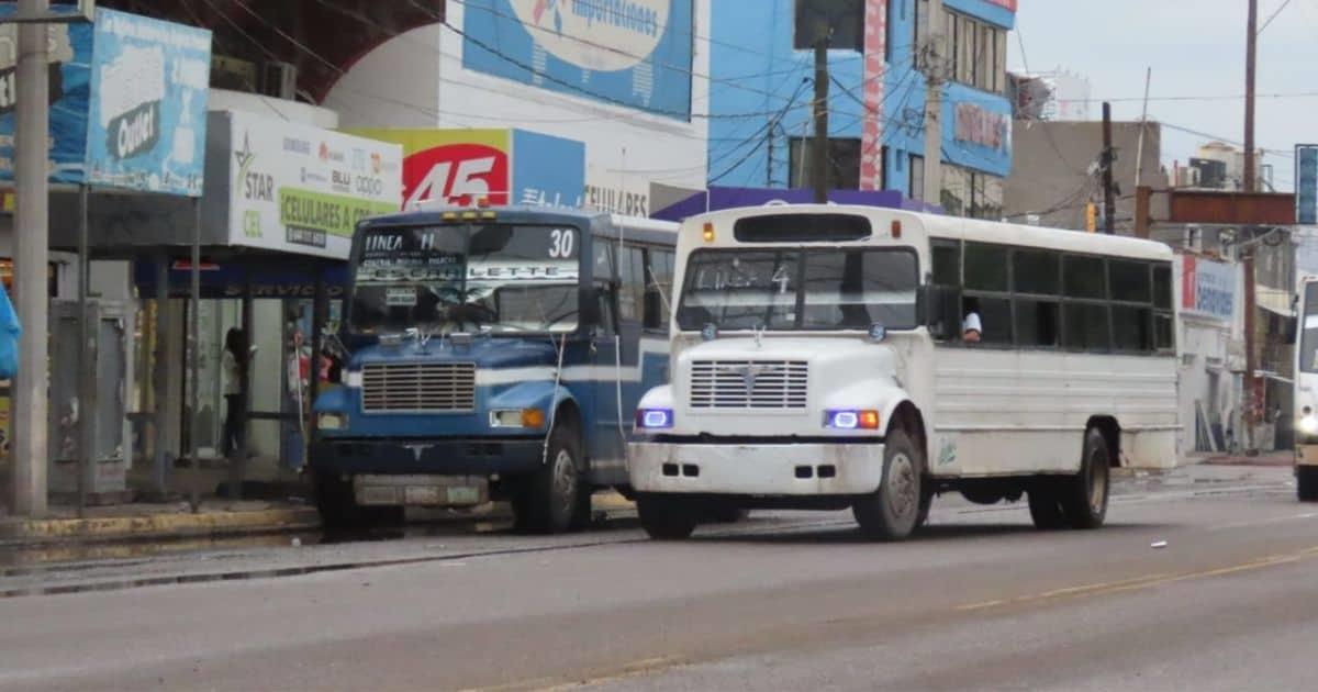 Transporte público será insuficiente para el regreso a clases: CTM Cajeme