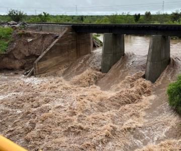 Crecen arroyos del sur de Sonora por lluvias; exhortan tomar precaución