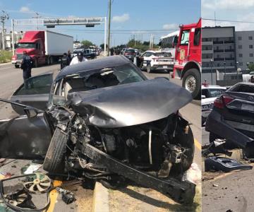 Fuerte accidente sobre el bulevar De los Ganaderos deja dos heridos