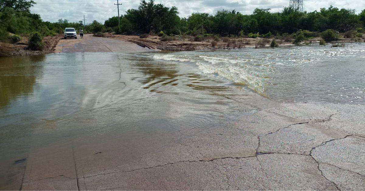 Arroyo de San José de Guaymas vuelve a crecer tras nuevas lluvias