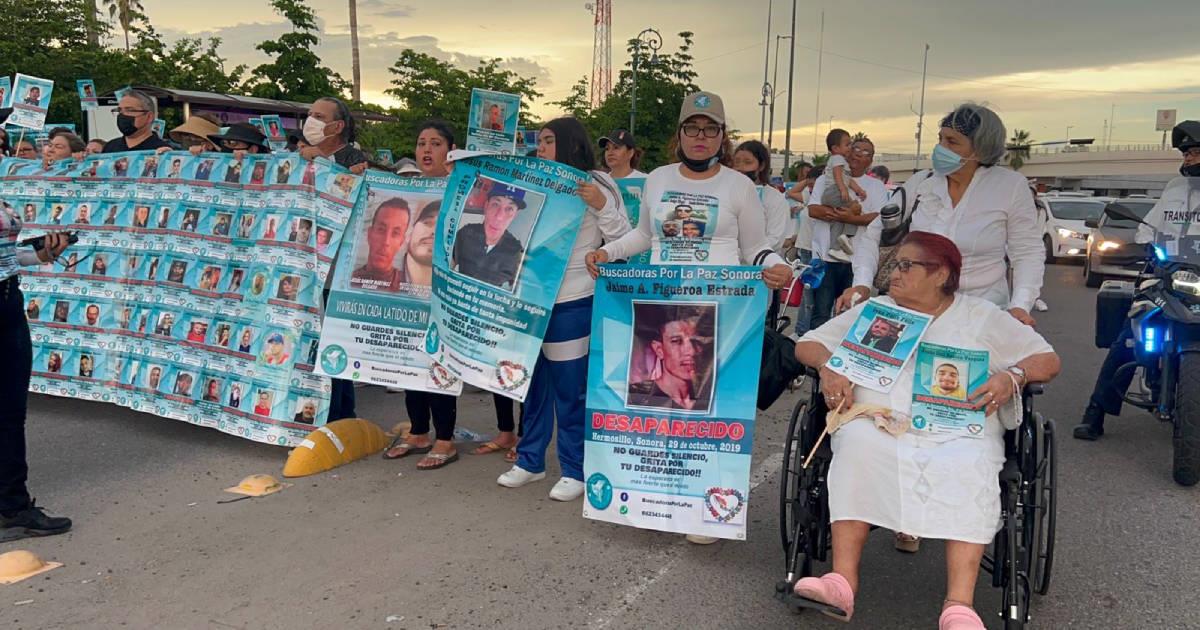 Colectivos de búsqueda marchan por Víctimas de Desapariciones Forzadas