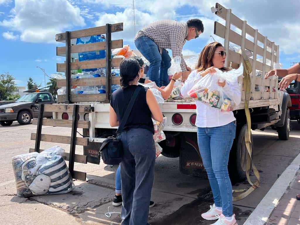 EXPRESO entrega ayuda a damnificados de Empalme y Guaymas