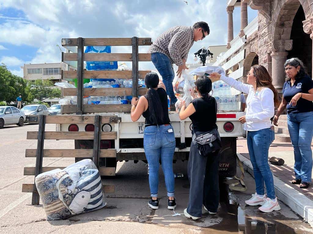 EXPRESO entrega ayuda a damnificados de Empalme y Guaymas