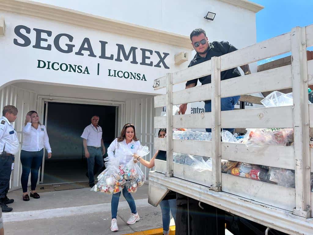 EXPRESO entrega ayuda a damnificados de Empalme y Guaymas