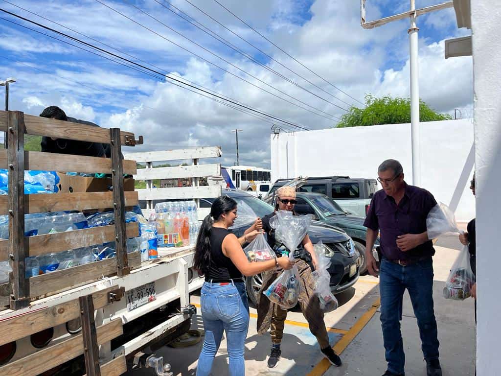 EXPRESO entrega ayuda a damnificados de Empalme y Guaymas