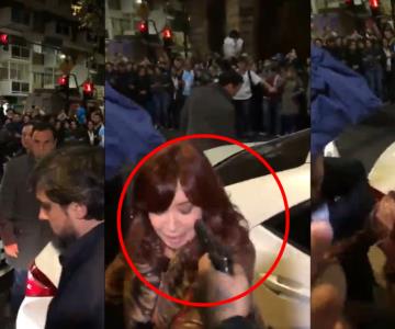 Cristina Fernández sufre fallido atentado; detienen a gatillero
