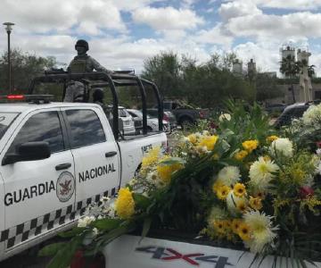 Guardia Nacional escolta restos de Luis Figueroa a un panteón privado