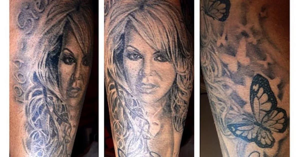 Lupillo convierte tatuaje de Belinda en tributo a Jenni Rivera