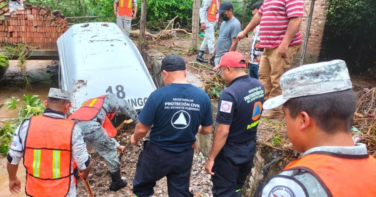 Tormenta tropical Lester deja fuertes daños en Guerrero