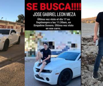 Empalme: buscan a José Gabriel; salió a vender un auto y no ha regresado