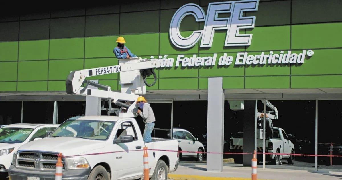Informa CFE restablecimiento del 95% del suministro eléctrico
