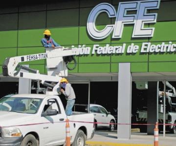 Informa CFE restablecimiento del 95% del suministro eléctrico