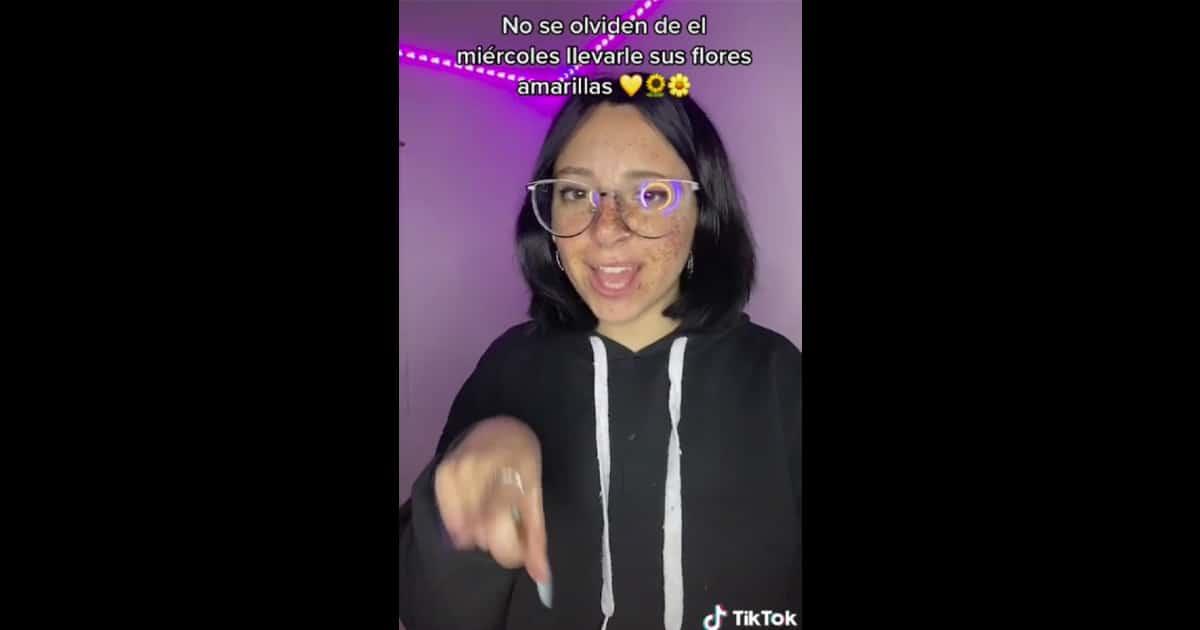 Lanzan nueva tendencia con flores amarillas en TikTok